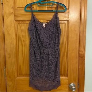 Victoria’s Secret Purple Lace Slip, XL